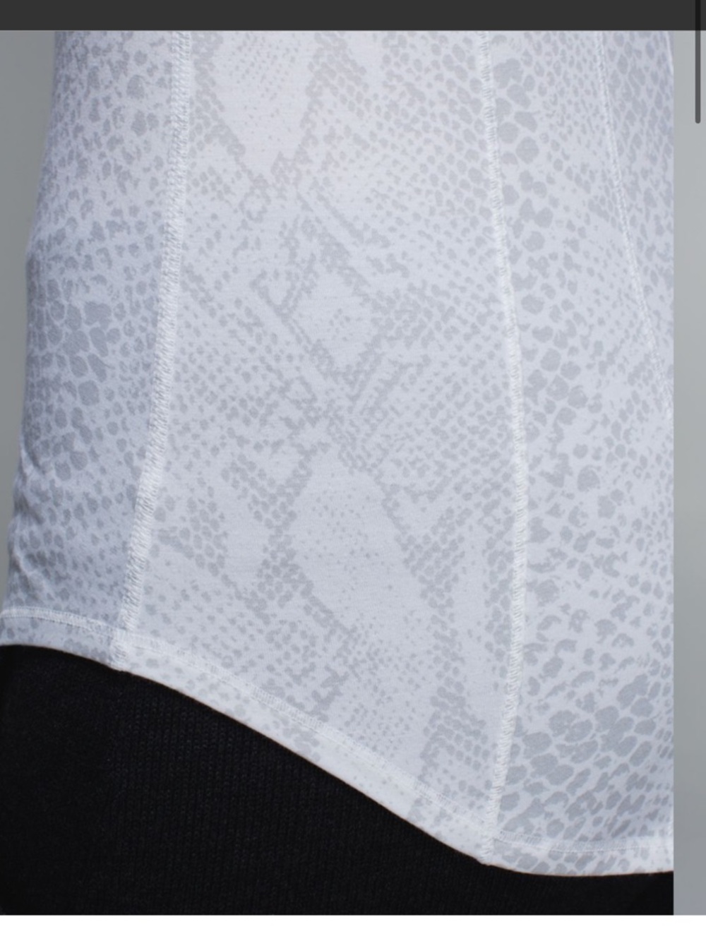 Lululemon Between the Lines Long Sleeve Scoop Neck Top in Snake Print Women sz M - Picture 7 of 13